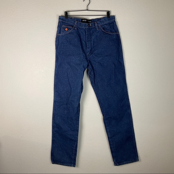 Wrangler Flame Resistant Denim Jeans Size 36X38 - Picture 1 of 7
